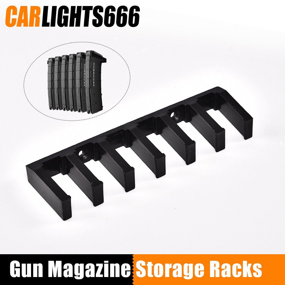 x6 For Glock 26/19/17/34/33 Standard Wall Mount Mag Holder Magazine storage rack