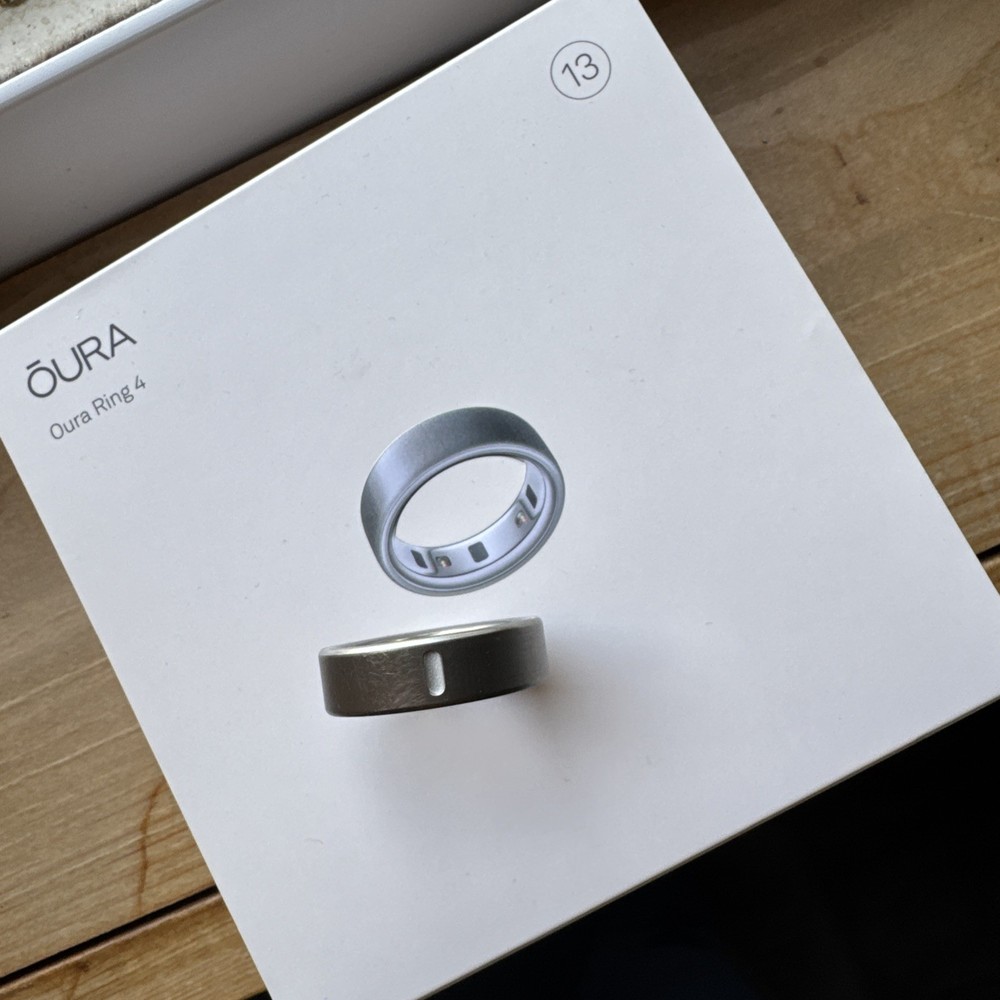 Oura Ring Gen 4 Brushed Silver Size 13