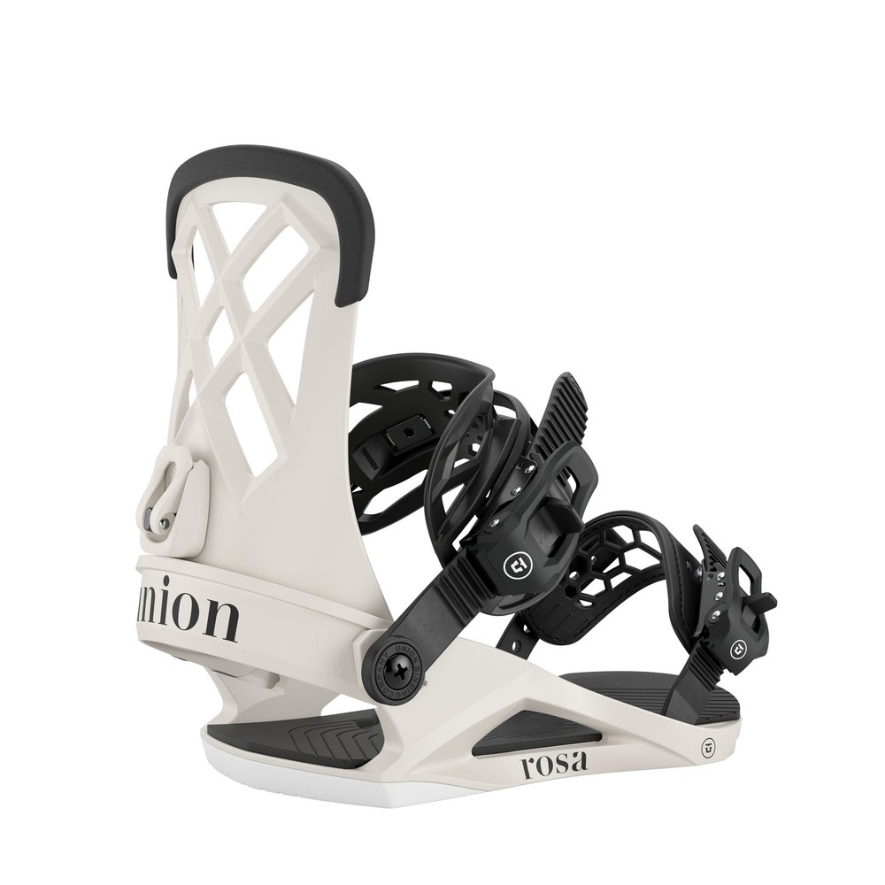 Union Rosa Women's Snowboard Bindings, Bone, Small MY26