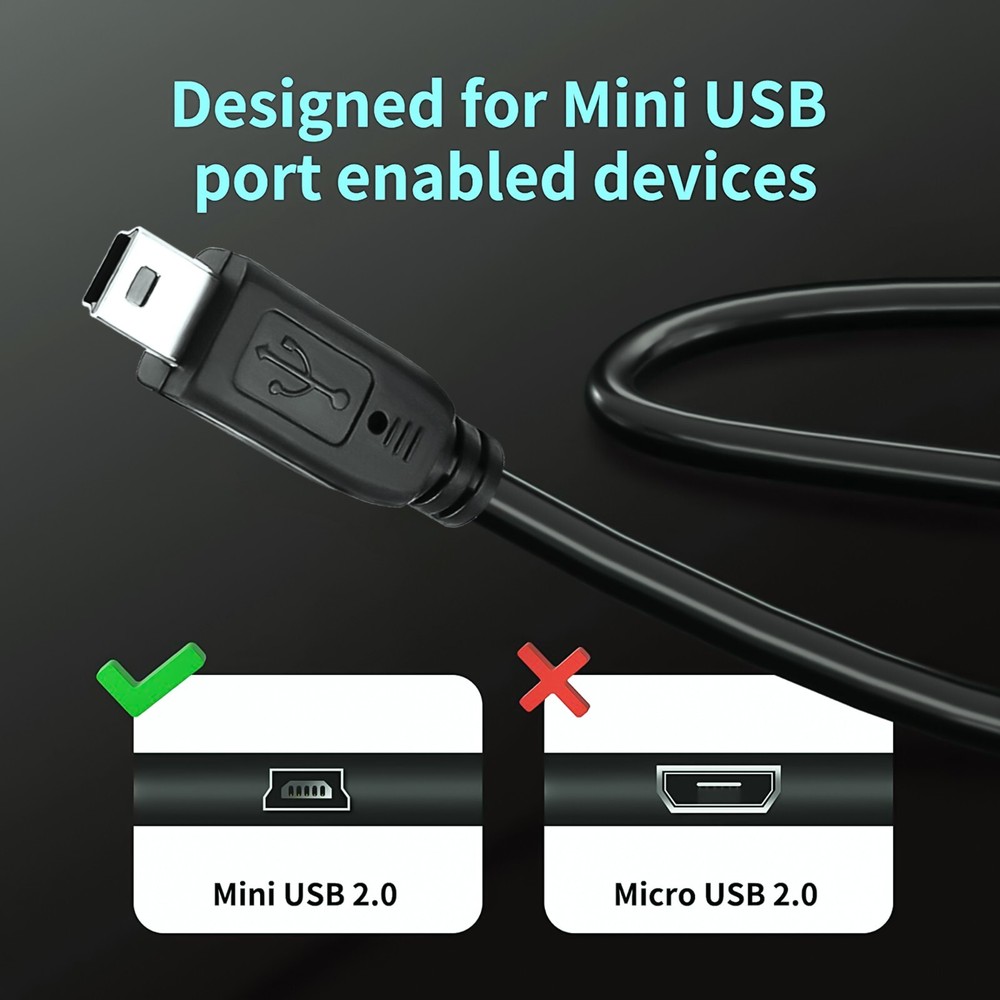 USB PC Computer Data Sync Cable Cord Lead For Nikon D7100 D3300 Df DSLR Camera