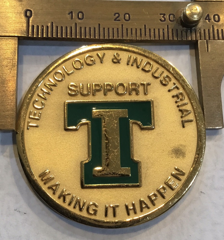 OC-ALC Technology And Industrial Support Coin Medal