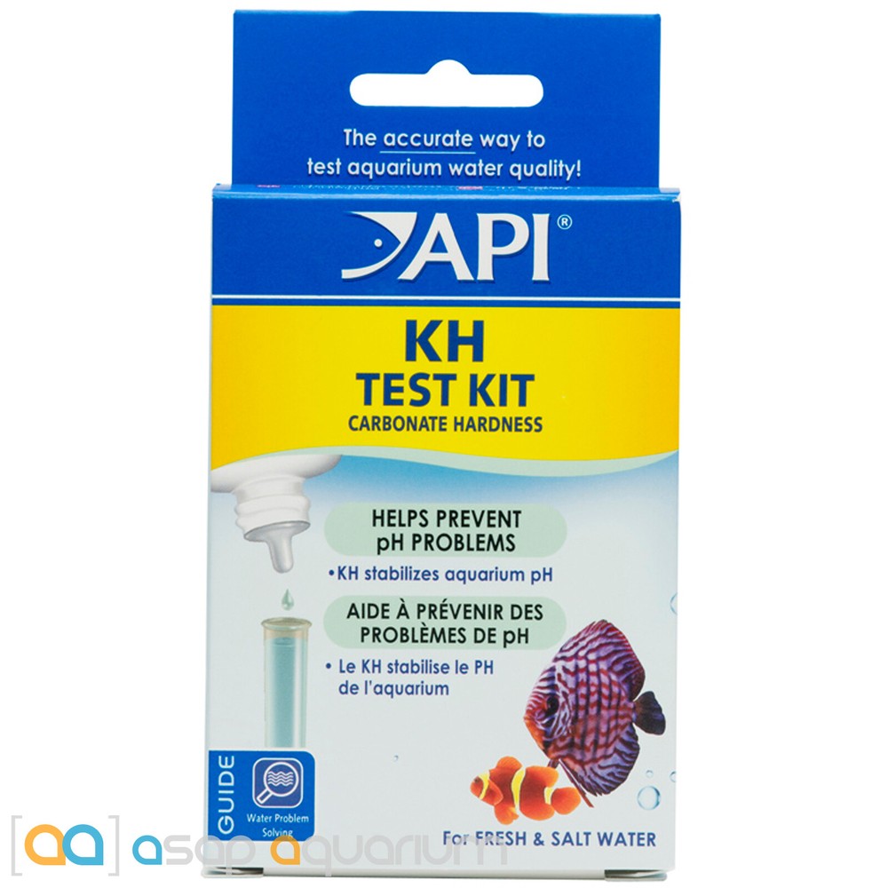 API KH Test Kit Carbonate Hardness Test Kit for Fresh & Salt Water
