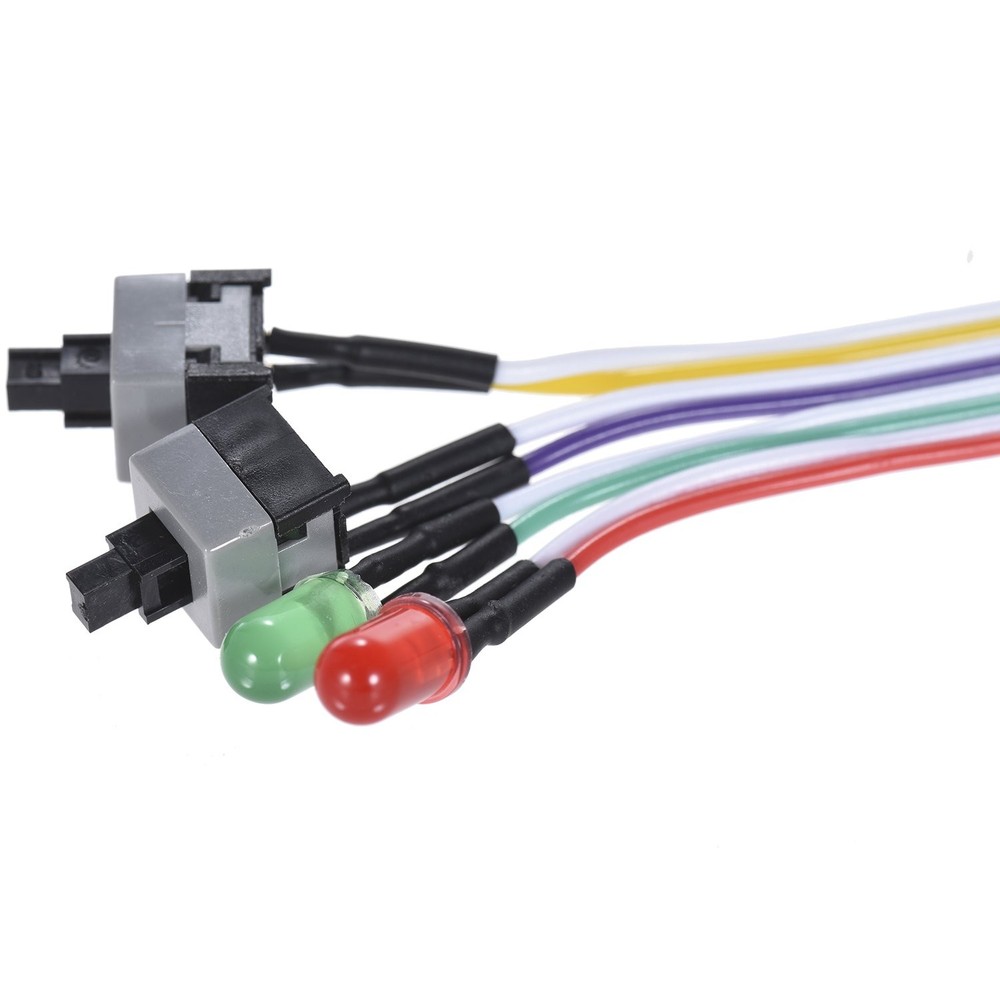 Warmstor 2 Pack 2-Pin PC Power Switch Cable 27-inch Desktop On 27inch, 2-PACK