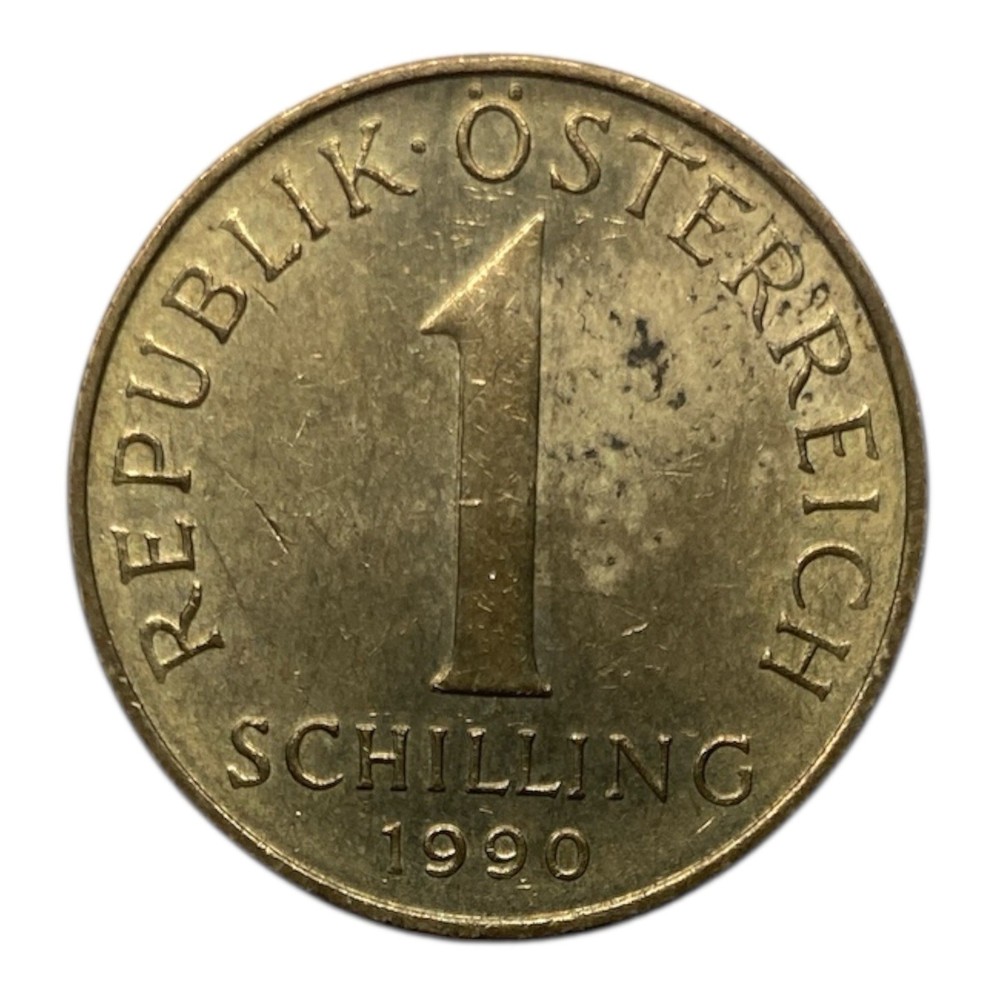 1990 Austria 1 Schilling Coin - KM# 2886