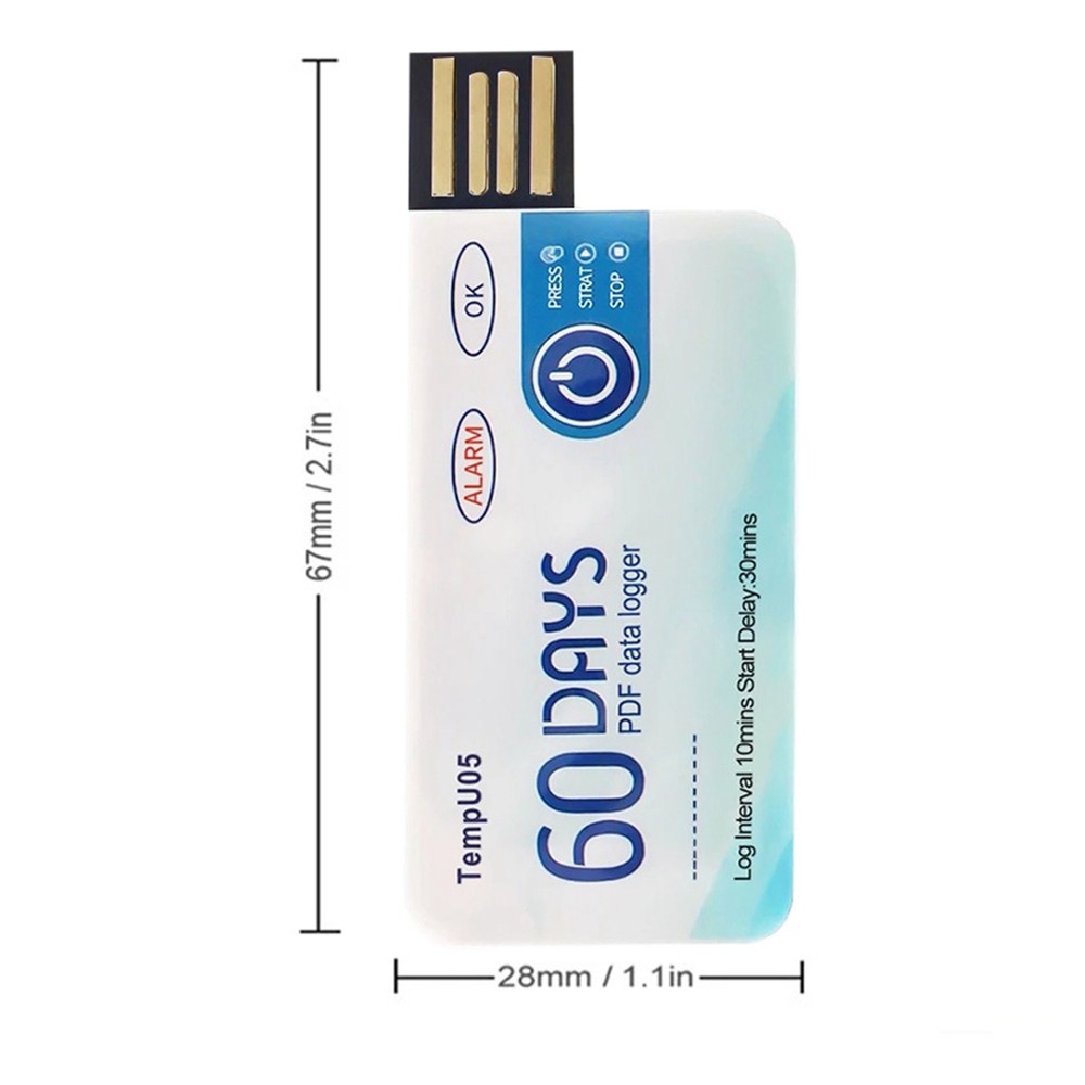 Temperature Analyzer TempU05 Temperature Data Logger PDF USB H5T16879