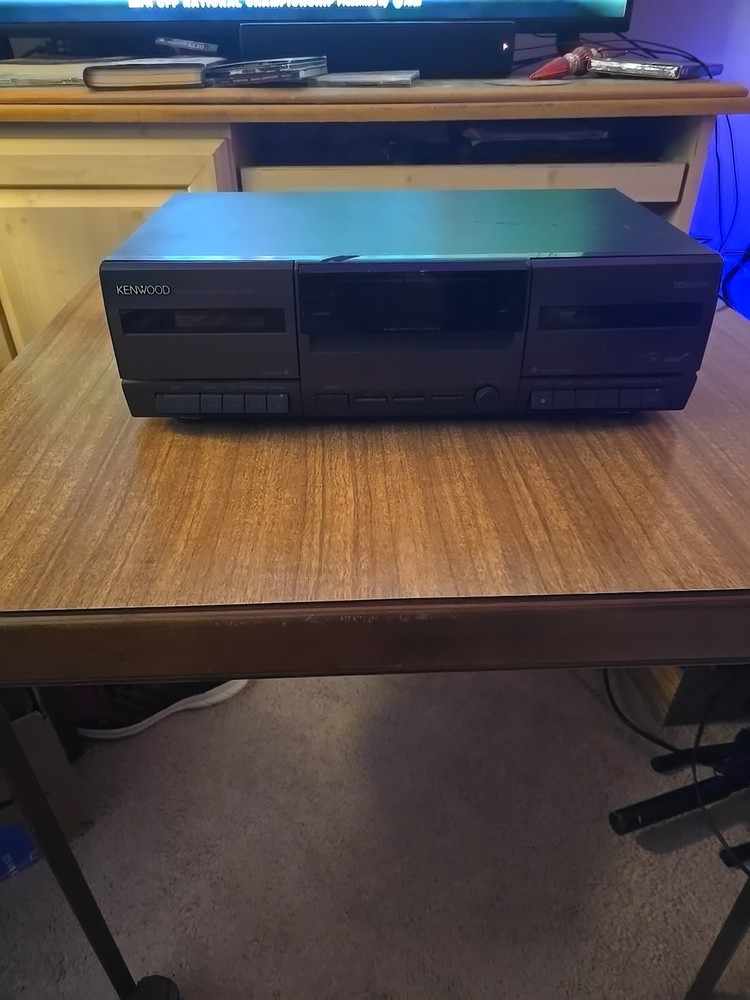 Kenwood CT-201 Double Dual Cassette Deck Stereo System **TESTED
