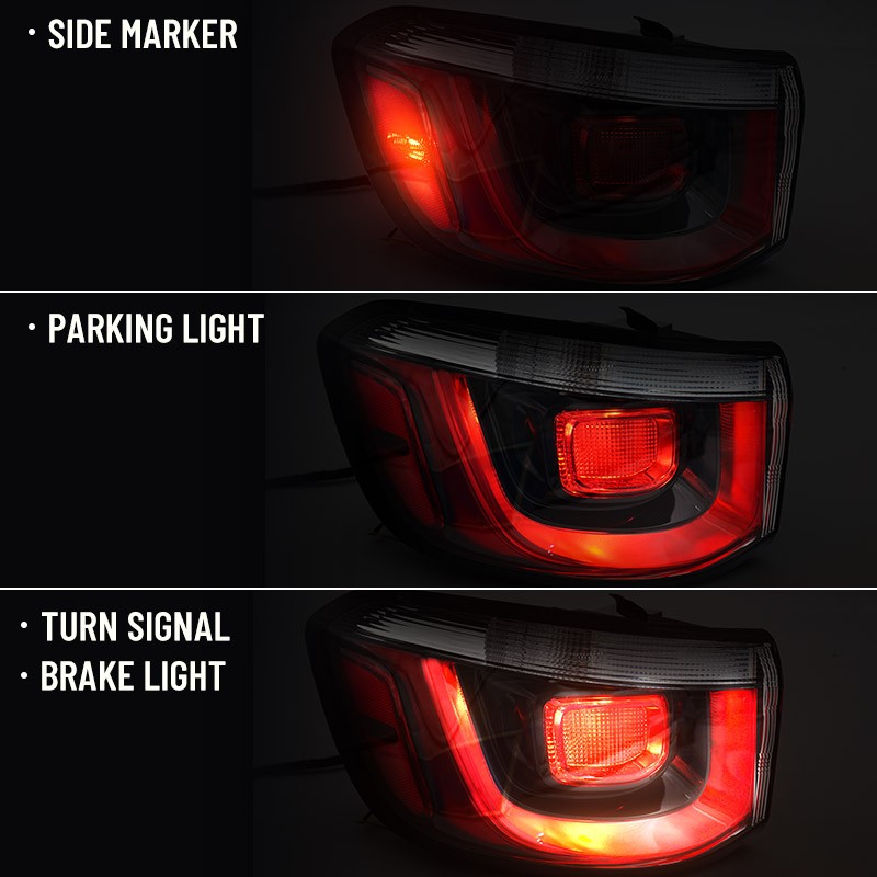 Left Outer Tail Light For Jeep Compass 2017-2020 Halogen Brake Lamp Driver LH