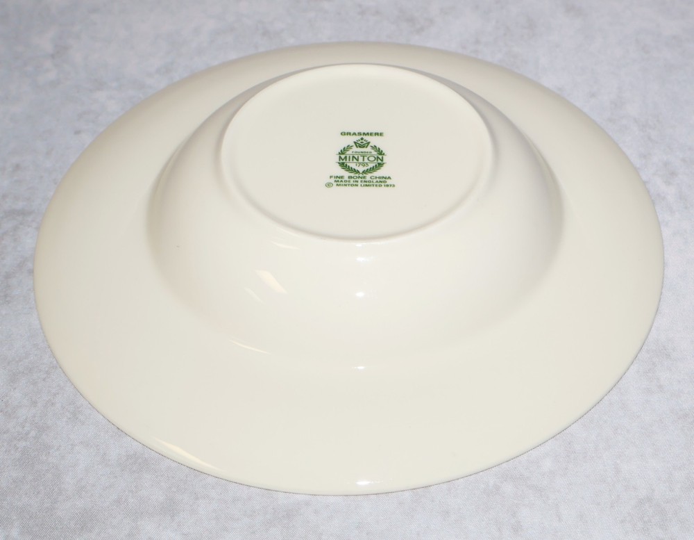 Minton Grasmere Blue Large 9” Rim Soup Bowl | Multiple Available