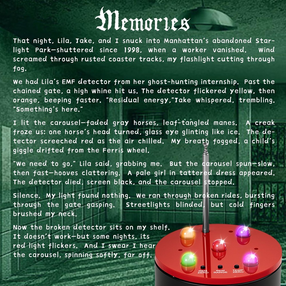 Advanced Ghost Hunting Equipment with Temperature Deviation Detection and...