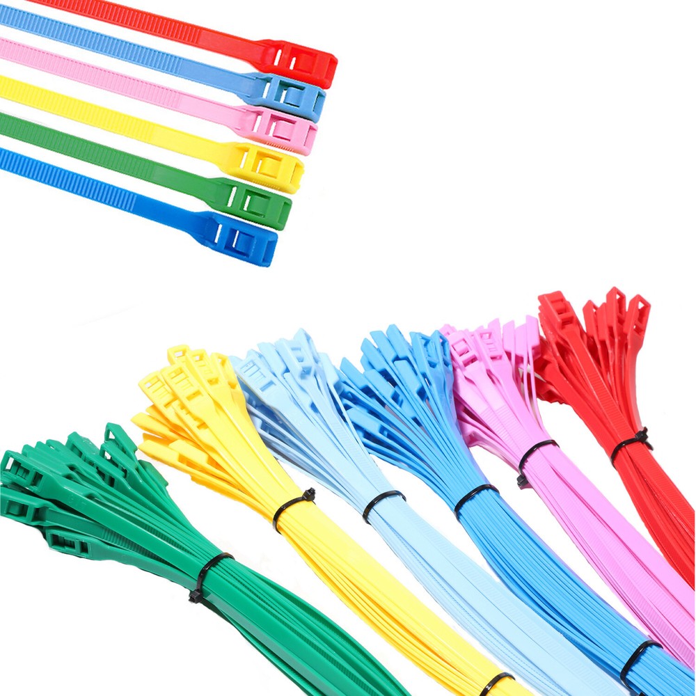 150Flat Head Cable Ties 400 x 8mm For Playgrounds Inflatable Castles
