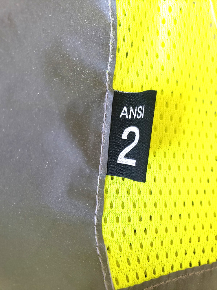 High Visibility Lime Green Road Worker Vist Larg Size
