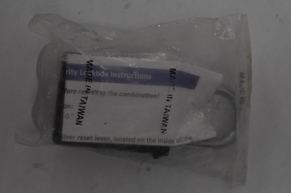 Vault Locks Key Storage Hanging Lock Box w 4 Digit Resettable Combination