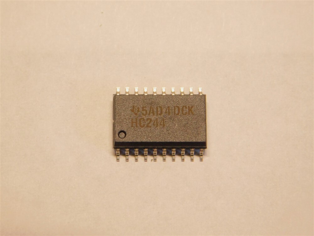 10 Texas Instruments SN74HC244DW Octal Buffer & Line Driver ICs 20-SOIC Package