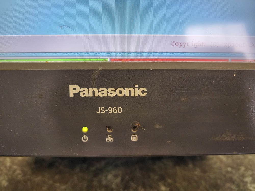 Panasonic JS-960 POS Model JS-960WP 15" Workstation w/ Card Reader