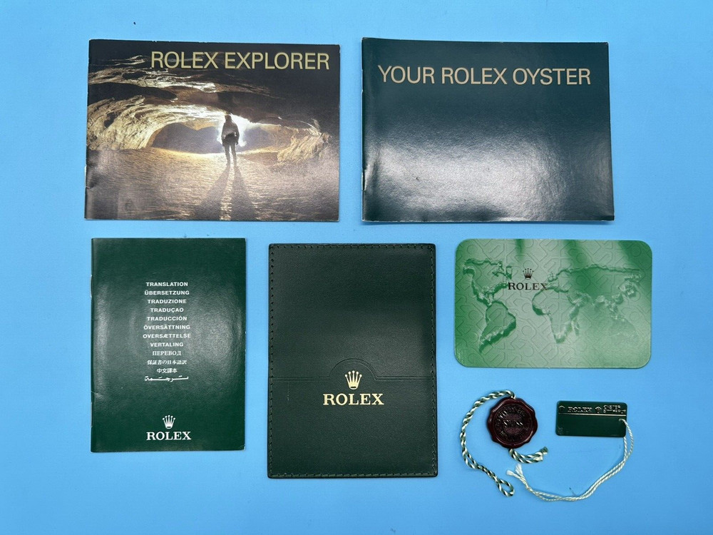 Rolex Explorer Booklet Set From 2006
