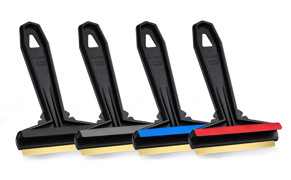 Car Ice Scraper Brass Blade - Fast, Effortless, efficient & Easy Random Color