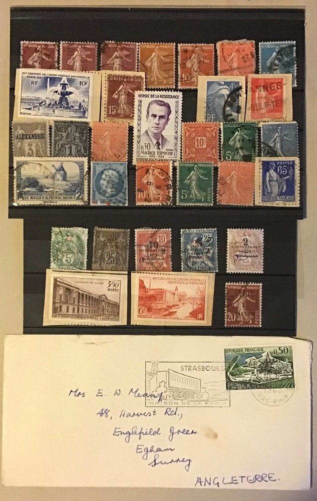France stamp and envelope mixture Gen 2