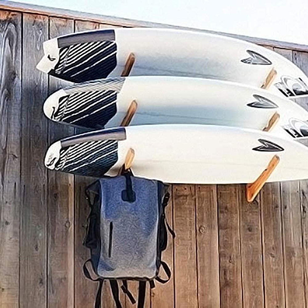 Wall Mounted Surfboard Rack Surfboard Storage Hanger Multipurpose Sturdy