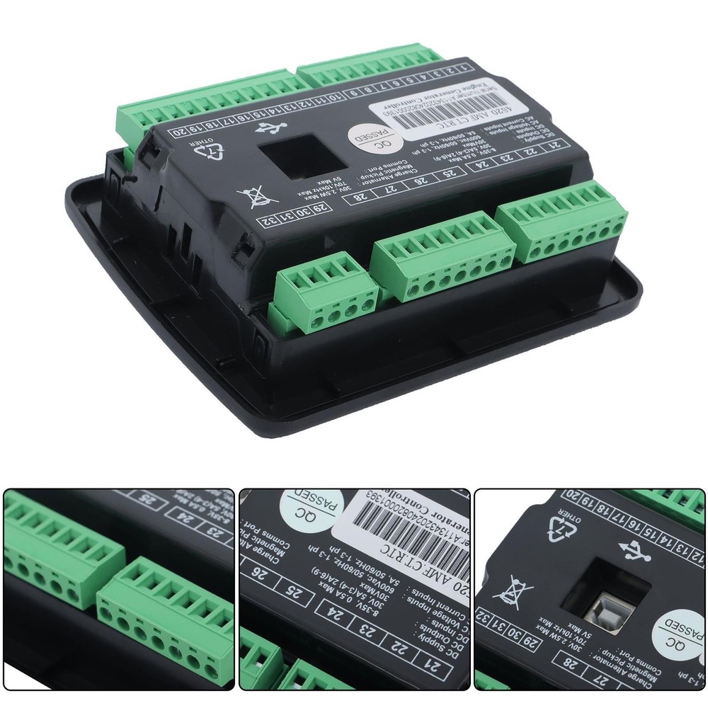 LCD Screen 3‑Phase Mains Detection Control Board Controller Generator DSE4520