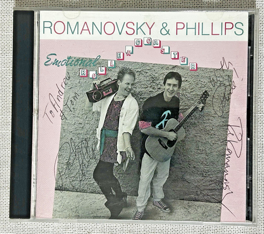 Emotional Rollercoaster CD - Romanovsky & Phillips - Signed