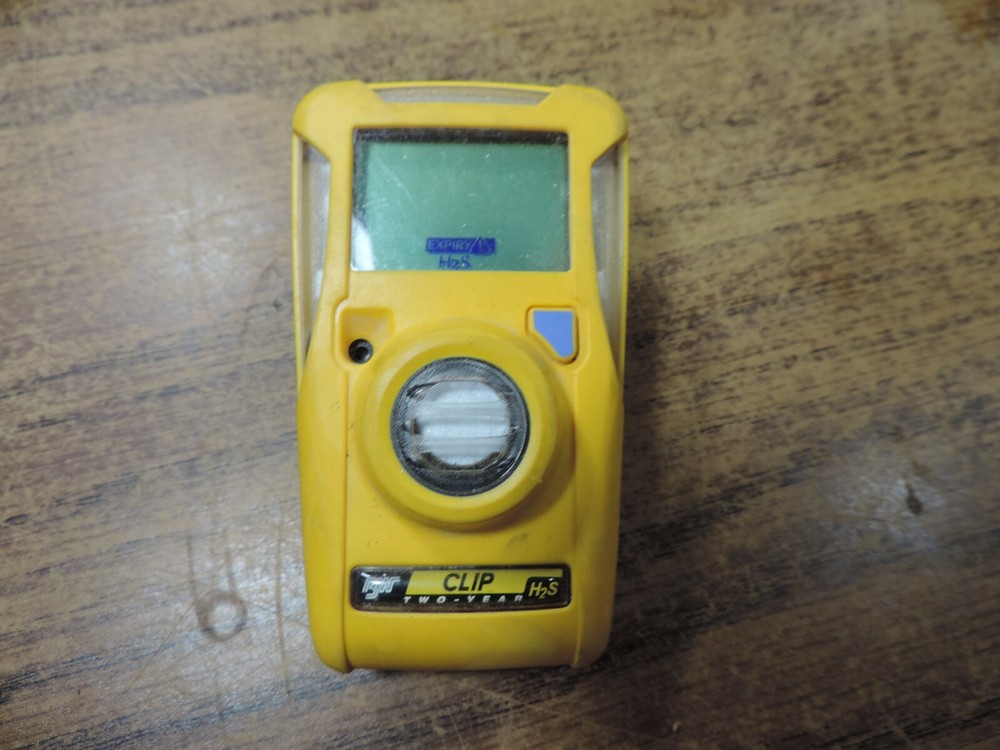 BW Technologies Single Gas Detector, H2S, Clip-On, Past Activation Date