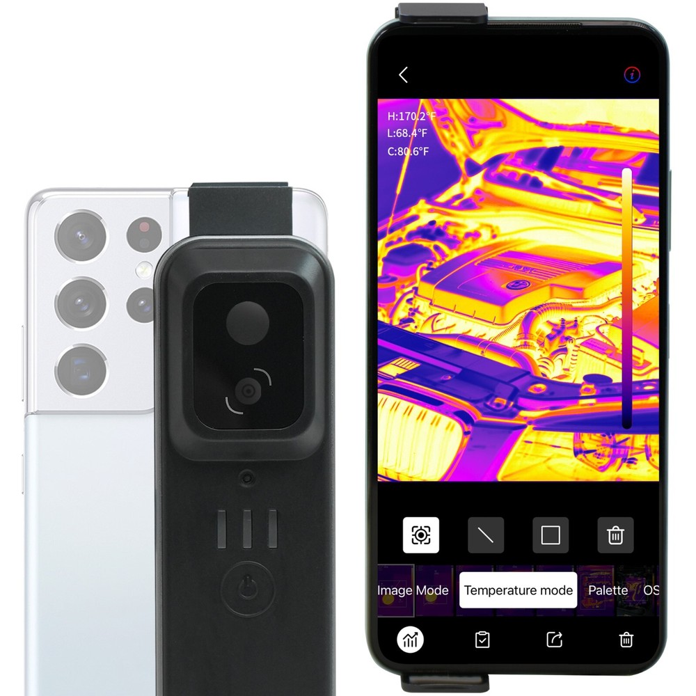 256*192 IR Resolution Wireless Thermal Camera for Android & iOS Smartphone WiFi