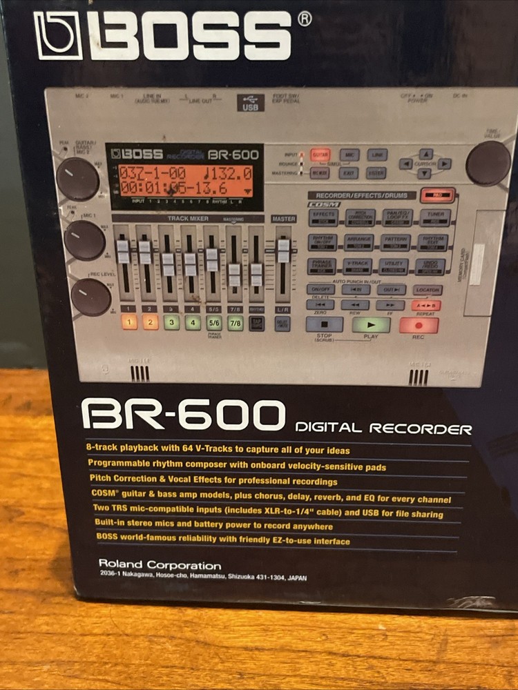 BOSS BR-600 Multi Track Digital Recorder 8 track