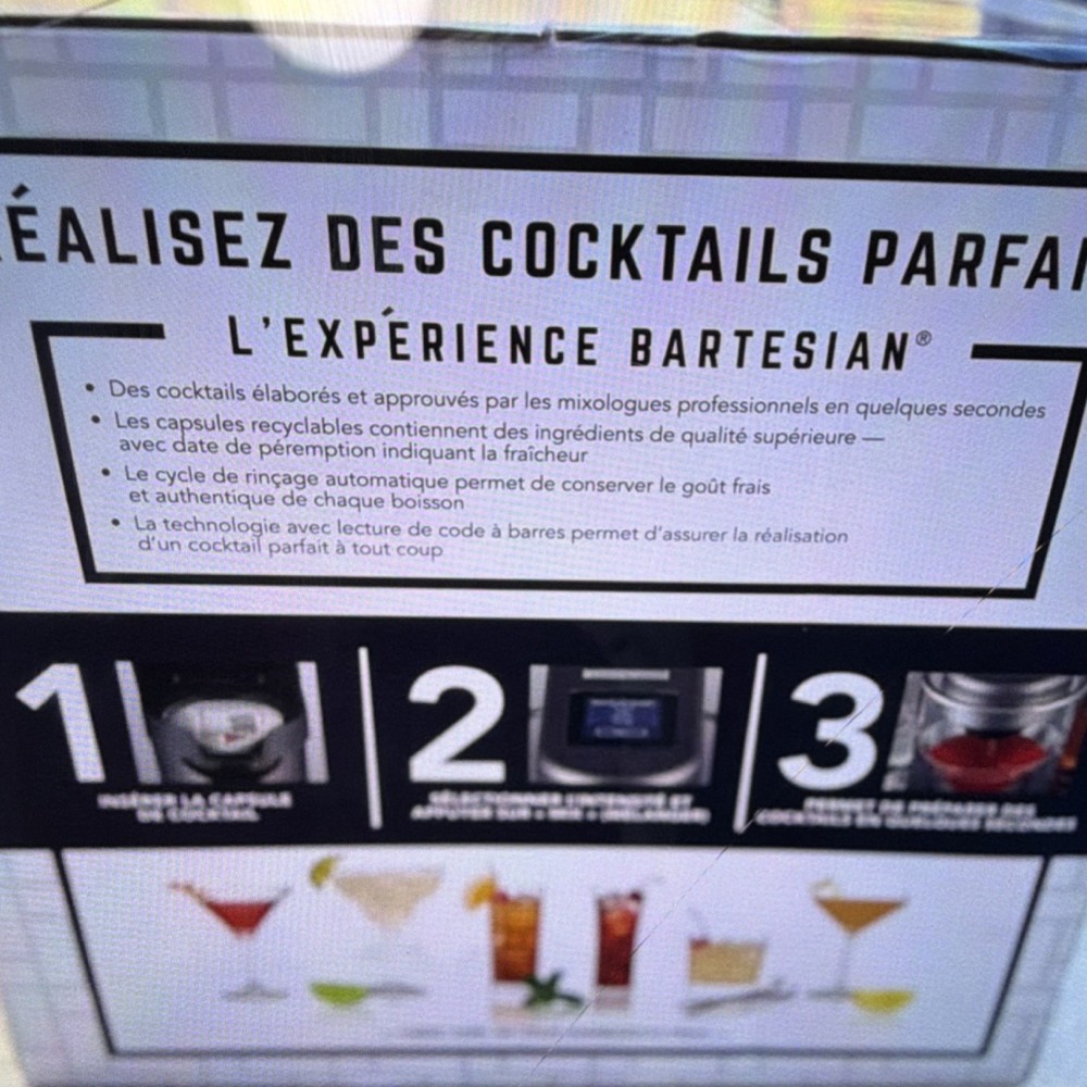 Bartesian Premium Cocktails On Demand Cocktail Maker Silver