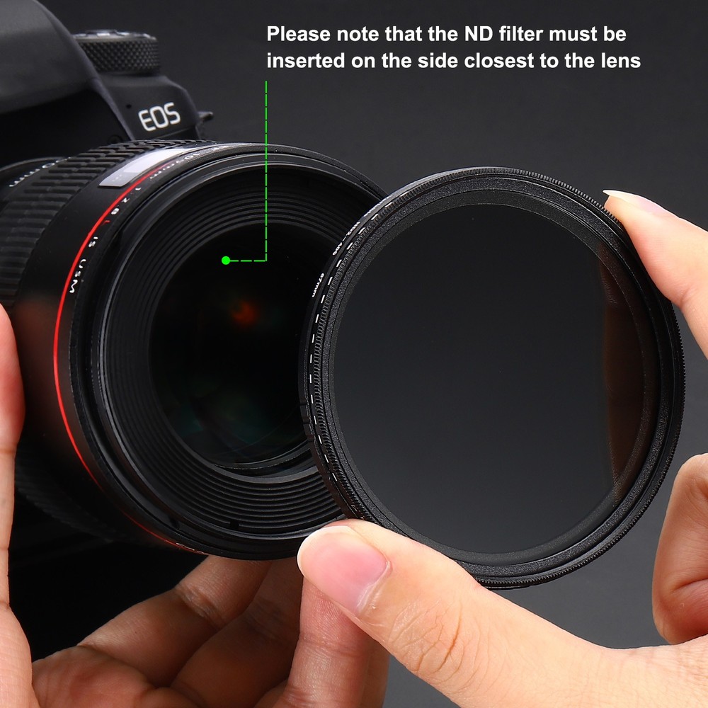 ND2-400 Lens Filter Variable Neutral Density Lens Filter 49mm