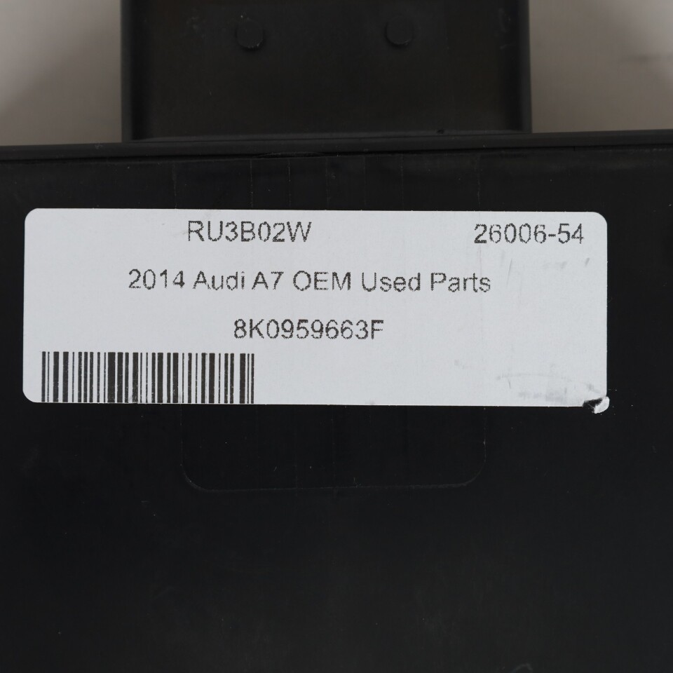 2012-2018 Audi A6 A7 Battery Voltage Control Module 8K0959663F OEM