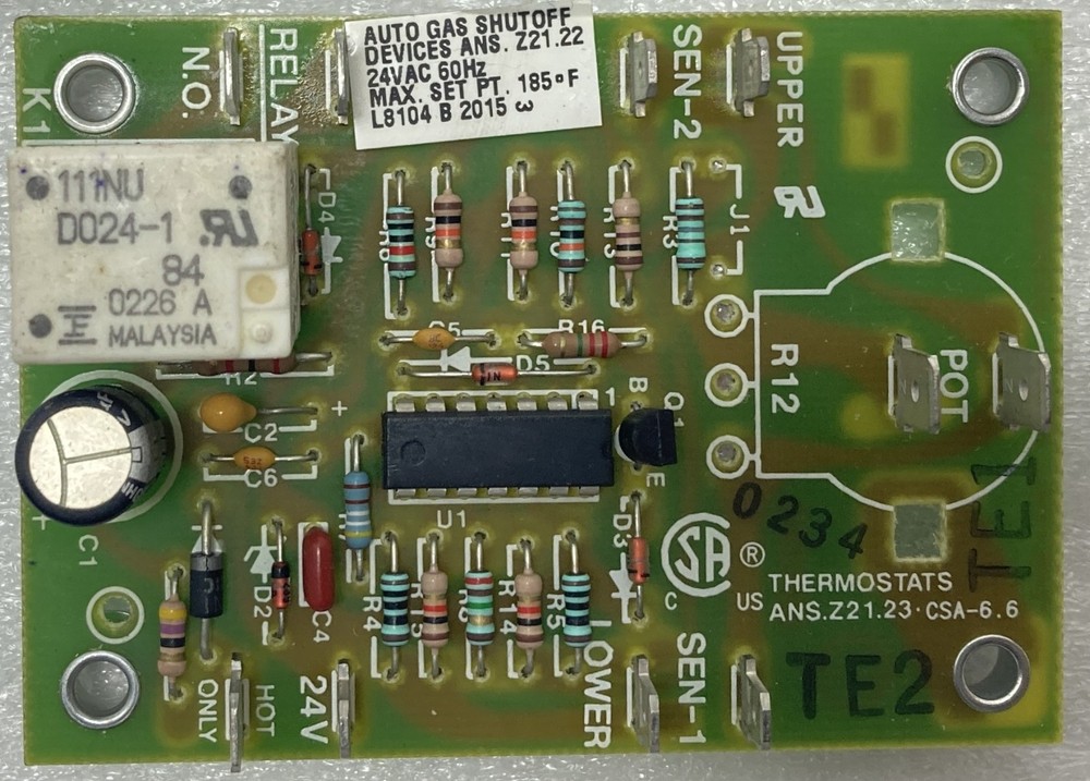 Bradford White 233-41347-00 Dual Thermostat Board L8104A / 2334134700 / 17357