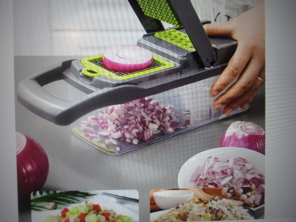 8 Piece Multi-Functional Grater, Slicer Mandolin Style