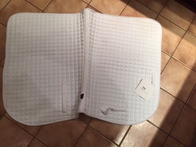 On Course White Full size Square Pad NWT