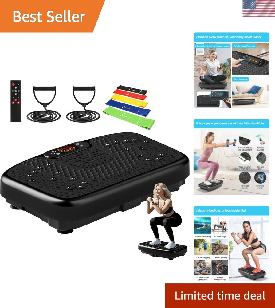 Power Vibrate Exercise Shake Board – Remote Controlled, Slim & Efficient Workout