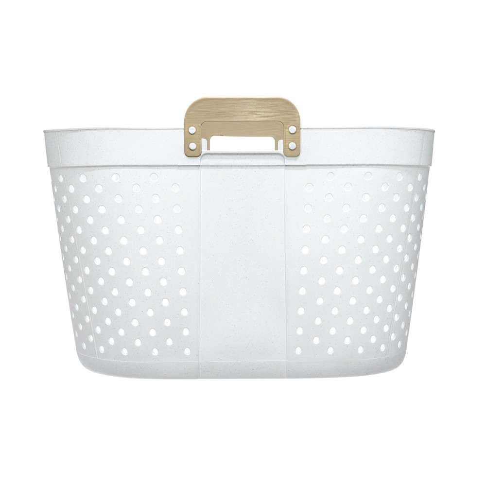 Oval Flex Decorative Basket White Adult