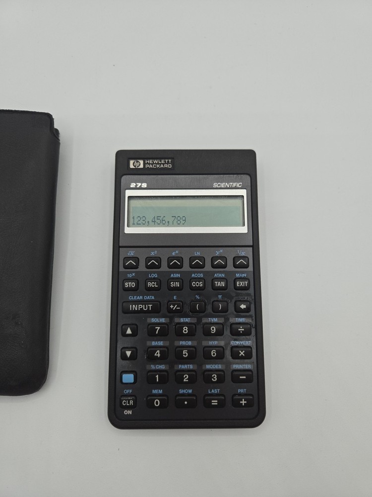 Hewlett-Packard HP 27S Scientific Calculator (2803A) - Nice Condition