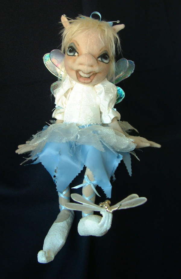 Cloth Art Doll Pattern "Gradle May" By Shelley Hawkey