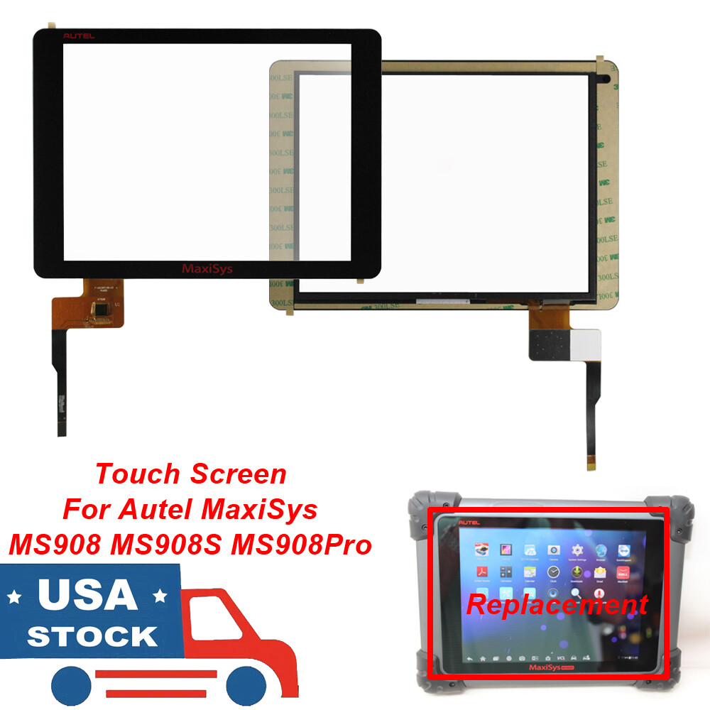 Touch Screen Panel Digitizer Glass Replacement For Autel MaxiSys MS908 MS908 Pro