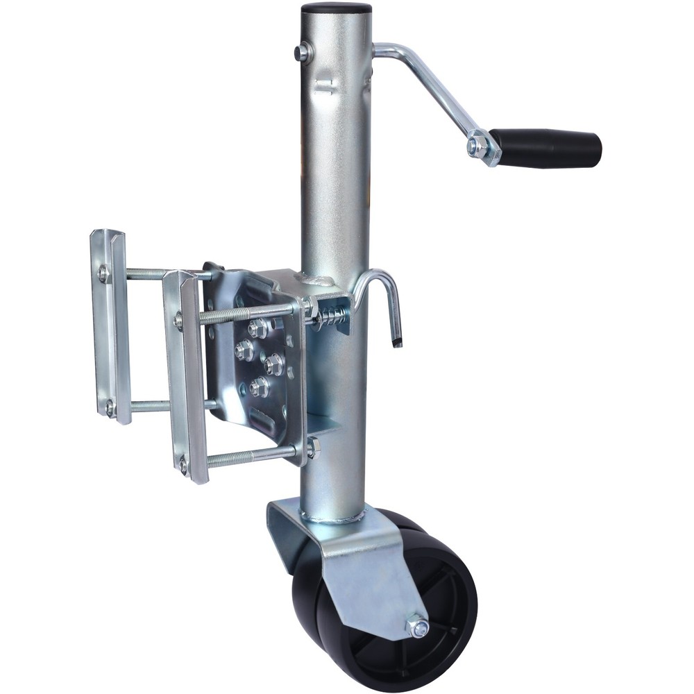 1500Lb Trailer Jack with Double Wheel Adjustable 12" Lift Travel for Boat