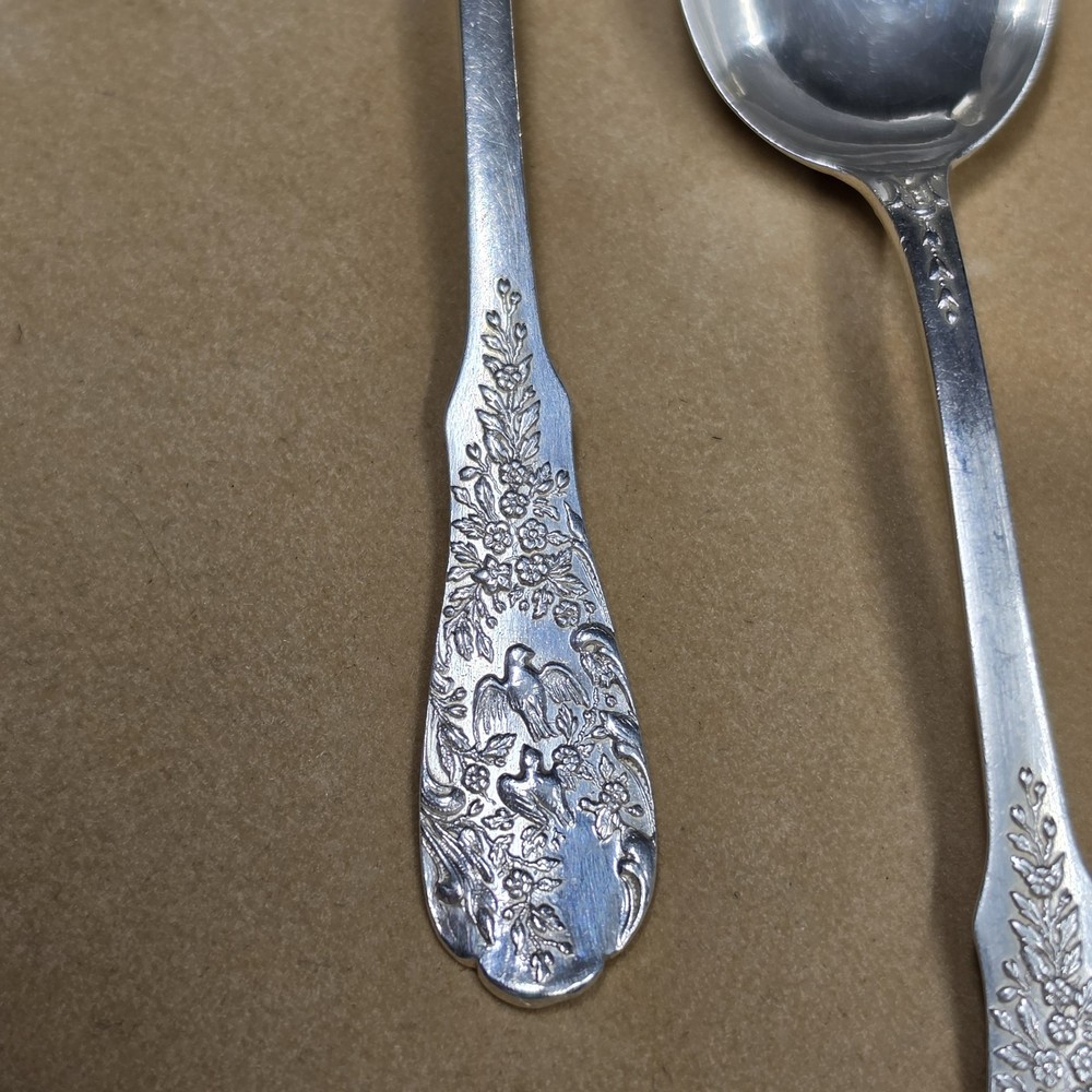 Small Henri Soufflot Spoons in Solid Silver