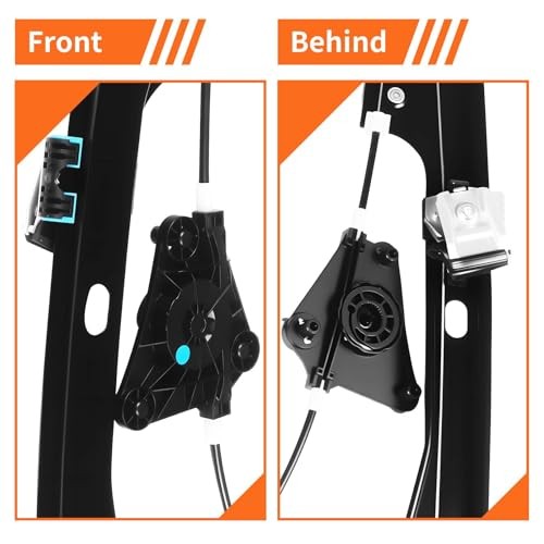 740-966 Front Driver Side Power Window Regulator Compatible with Jetta Left