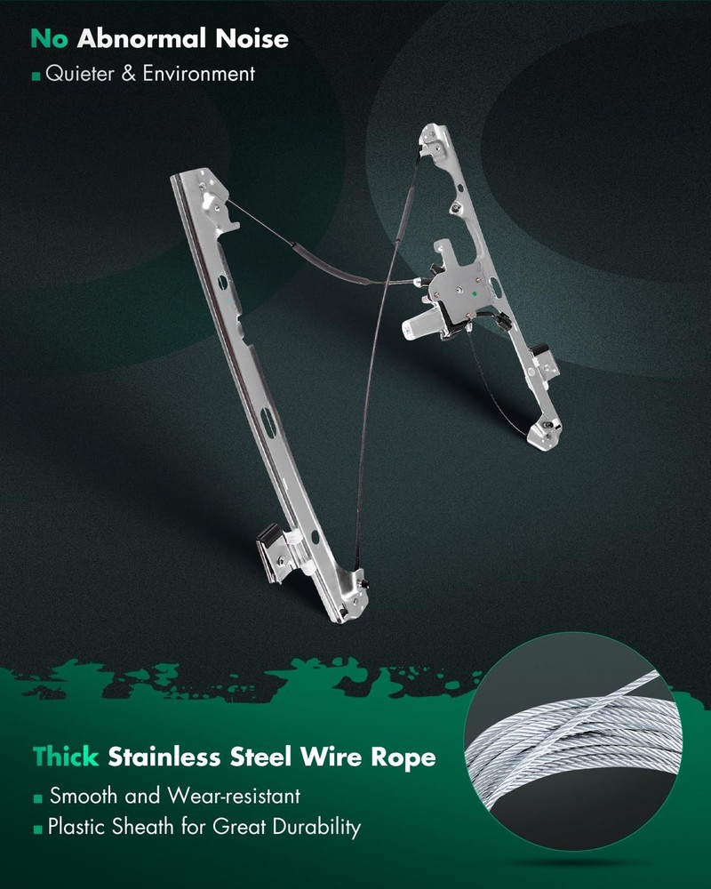 High Performance Power Window Lift Regulator Front Left Driver Side Replacement