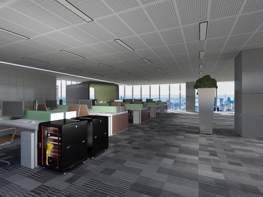 18U Sysracks Wall Mount IT Data Network Server Rack Cabinet Enclosure 24" Depth