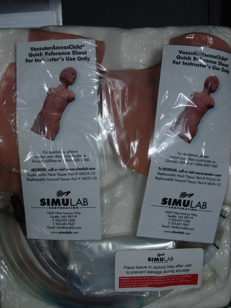 Simulab VascularAccessChild Training System Manikin Vascular Access Child