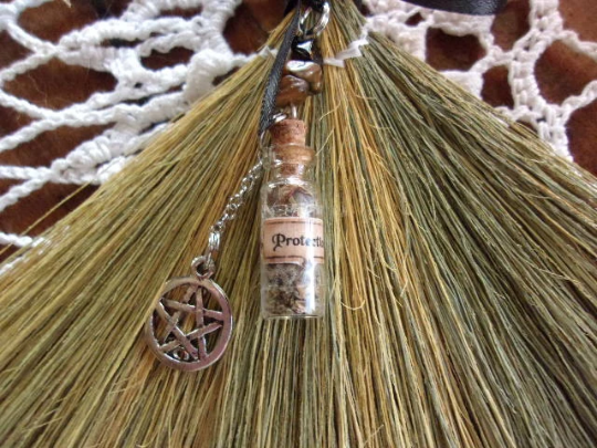 Protection Broom Charm