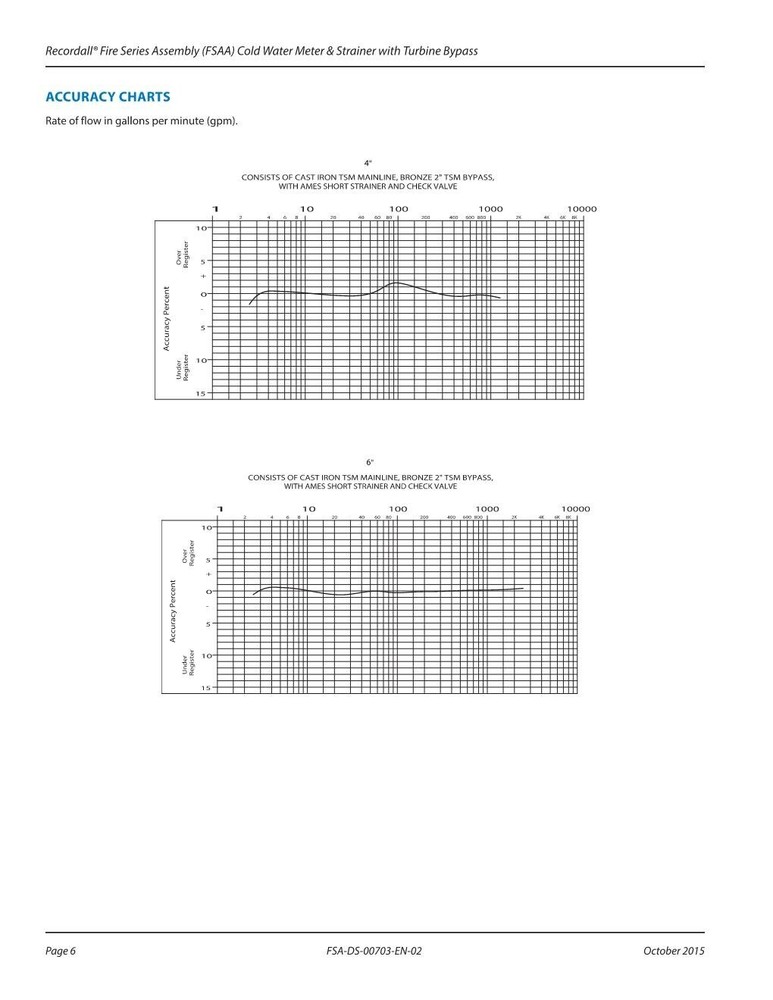 Badger Meter - Recordall 10"x2” Fire Service Meter