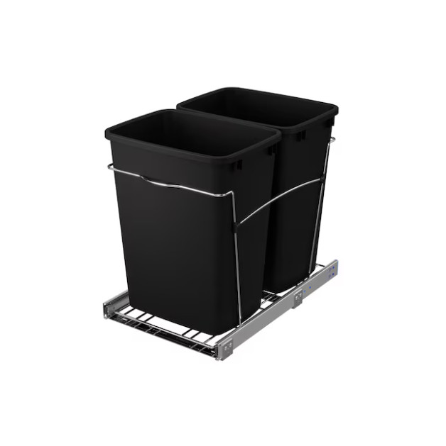 Chrome Soft Close Pull-out Pull-out trash can