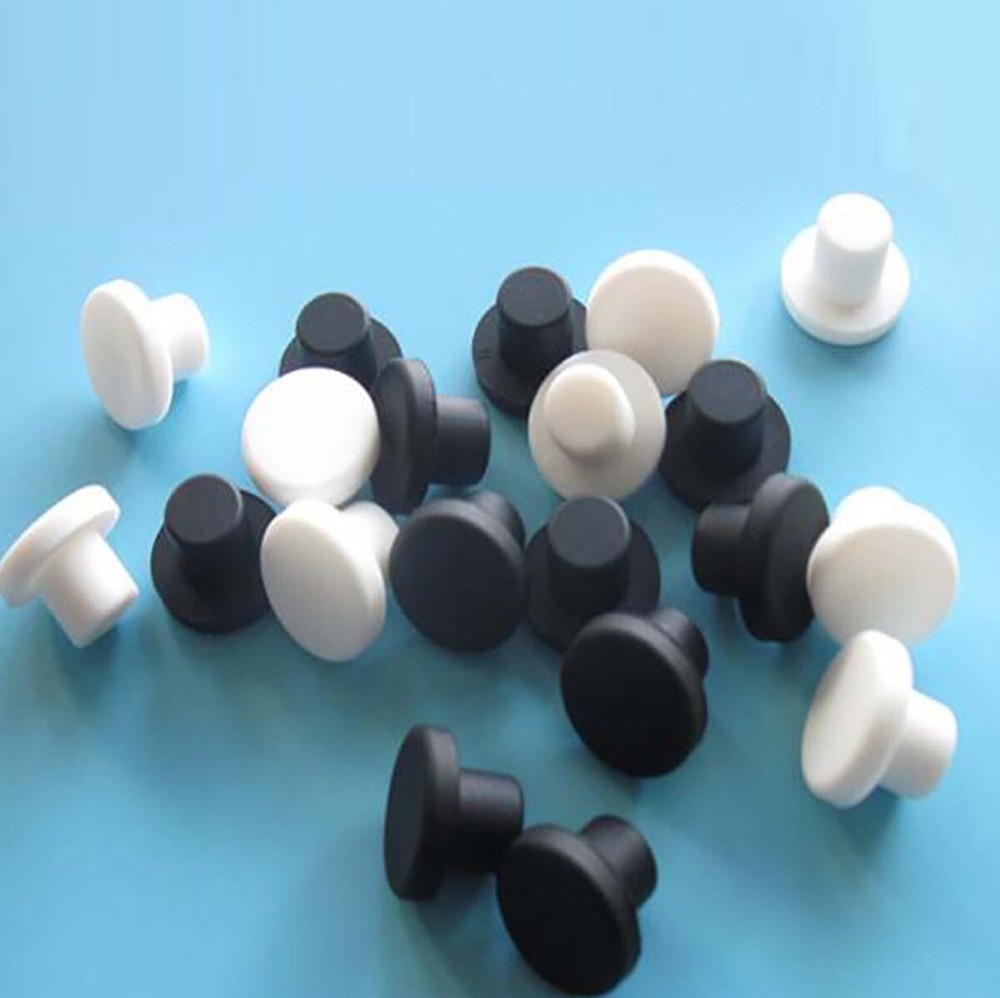 Black Silicone Rubber Solid Plugs Stopper End Cap Bungs Insert Seals Water-Proof