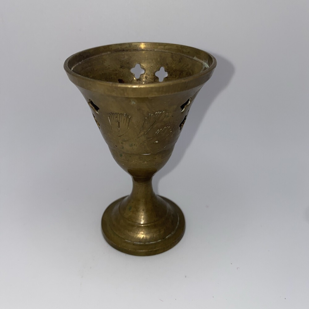 Vintage Brass Incense Holder Slim Burner