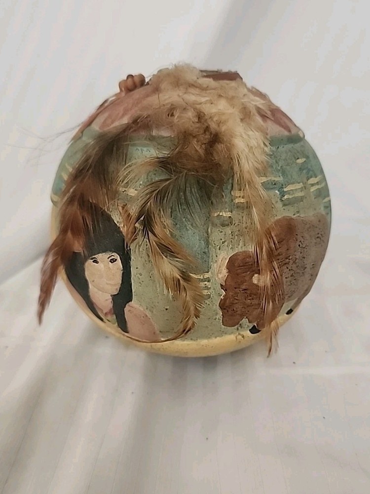 Hand Painted Gourd Art-Original Native Southwest